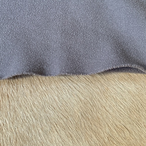 INDUSTRY HORROR Crop Hooded Gray SWEATSHIRT - Picture 5 of 12